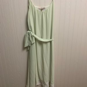 Forever 21 pale green midi dress